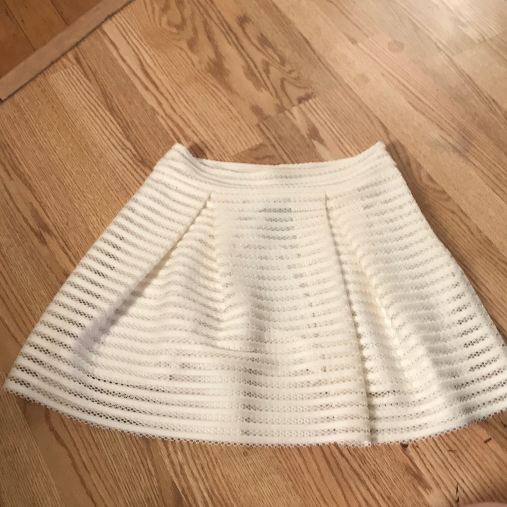 White Mini Skirt